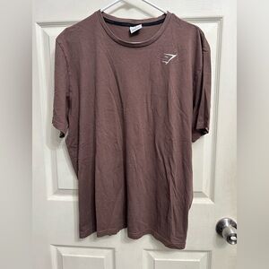 Gymshark Men's Brown T-Shirt size XLarge